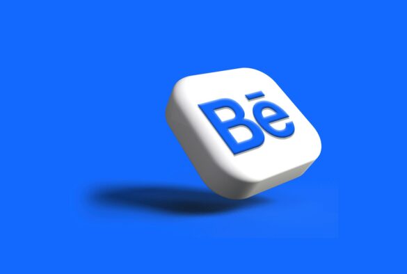 a white dice with the word be on it